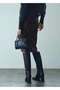 Leather look pencil skirt - 4