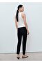 Straight Cut Mid-Rise Pants - 4