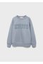 Pamuklu oversize sweatshirt - 3