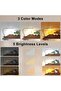 Desk Lamp with Remote, 3 Color & 5 Brightness & 77LED Dimmable Reading Light, 40CM Flexible Goosenec - 2