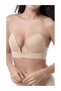 Women's Self-Adhesive Strapless Double Padded Ghost Bustier Lifting Bra