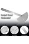 Angle Finder Protractor, 180°, Stainless Steel, 100mm Swing Arm, Precision Scale - 3