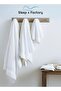 White Bath Sheet – 100% Cotton, Extra-Large, Soft & Absorbent – 90x180 cm – منشفة استحمام قطن أبيض - 4