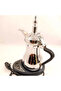 Electric Arabic Coffee Maker, Dallah Style, Digital Control Base, Chrome Finish - 6
