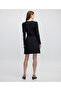 Jersey Dress with Metal Buckle - 6