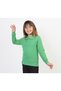 Unisex Green Long Sleeve Polo Neck T-Shirt - School T-Shirt - 5