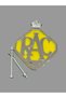 Rac Crowned Metal Casting Crest Screwed Yellow