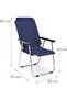 Folding Camping Chair-Alsaqer Beach Chair for Garden Balcony or Festivals Outdoor Collapsab - 3
