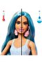 Pop Reveal Sweet Treats Series - Blue Hair JFY61 - 2