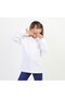 Unisex White Long Sleeve Polo Neck T-Shirt - 8