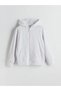 Lcw Kids Gray Hooded Girls Tracksuit Set - 3