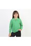 Unisex Green Long Sleeve Polo Neck T-Shirt - School T-Shirt - 8