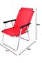 Foldable Camping Chair with Hand Rest, Heavy Quality - 3
