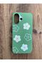 iPhone 16 Plus Flower Daisy Printed Inside Velvet Premium Silicone Launch Phone Case