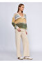 Cashmere Blended Line Patterned Knitwear - 6
