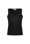 Ultrafine Merino Wool Blended Knitwear Top Black - 6