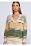 Cashmere Blended Line Patterned Knitwear - 7