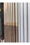 Pano Panel Curtain, Azra, Luxe, Beige Gold Vizon, Blackout, Drapery Curtain, Sheer Curtain, Closely Pleated, Single Panel - 6
