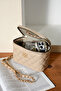 Embroidered Luxurious and Stylish Knit Chain Shoulder Bag - 2