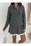 Skirted Knitwear Buttoned and Knitted Patterned Suit
