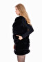 Classic Imported Plush Black Faux Plump Fur Vest - 5