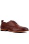 - Brown Leather Men's Shoes 101-3413-11464m - 2