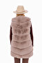 Classic Imported Plush Faux Fur Padded Vest - 4