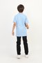 Unisex Blue Polo Neck T-Shirt - School T-Shirt - 8