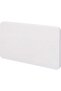 Lisse 2-Gang Moulded Blank Plate, Matt White - 3