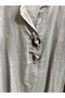 Women's Sleeveless Linen Buttoned Blouse - 2