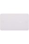 Lisse 2-Gang Moulded Blank Plate, Matt White - 2