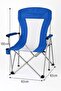 Foldable Camping Chair Armrests with Cup Holder, Aluminium Frame | Heavy Duty and Durable, - 4