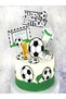 Football Themed Cake Topper – Birthday Football Ornaments - Football Cake Decor