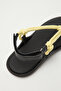 Sandals 2502 - Knotted Flip Flop Rope Yellow Women's Sandals - 5