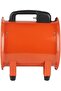Portable Industrial Ventilation Fan, Orange, with Carrying Handle (8 INCH) - 7