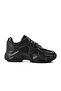 Lace-Up Comfortable Thick Sole Casual Sports Shoes Black Sneaker - 2