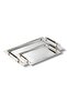 Berlin Tea and Coffee Tray Black Gold Set of 2