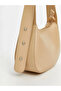 Lcw Accessories Beige Leather Look Women's Baguette Bag - 3