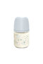 Glass Baby Feeding Bottle with Slow-Flow Physiological Teat,+0 Months 120ml-Blue - 2