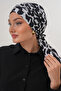 Patterned Buckle Bonnet Hijab Bonnet Daily Use Bonnet Shawl Scarf - 6
