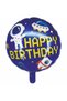 Space Galaxy Astronaut Cosmic 3 Year Old Balloon Set Space Astronaut Concept Birthday Set - 2