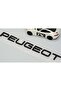 Peugeot Trunk New Generation Black Abs Lettering Logo - 4