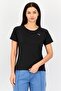 Women Sportswear Fit Short Sleeve Running T-Shirt, Black