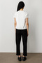 Short Sleeve Blouse with Stone Print on the Front - 4