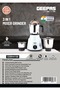 3-in-1 Mixer Grinder- GSB44100/ 800W Powerful Motor with 1.5, 1.0, 0.5 Liters