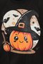 Halloween, Halloween, Orange Tutu Skirt, Pumpkin Print T-Shirt Suit - 6