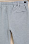 Gray Boy's Double Leg Basic Fabric Trousers with Elastic Waist 21419 - 4
