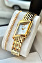 Women's Wristwatch Rectangular Case Steel Cord 3Atm Waterproof Gift Box and Bracelet Gift.