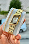 Women's Wristwatch Rectangular Case Steel Cord 3Atm Waterproof Gift Box and Bracelet Gift. - 2