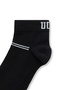 Brennus 3-Piece Black Short Jacquard Standard Fit Unisex Socks - 2